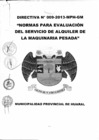 Vista preliminar de documento Directiva Nº 009-2013-MPH-GM