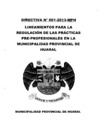 Vista preliminar de documento Directiva N° 001-2013-MPH-GM