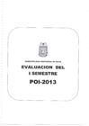 Vista preliminar de documento Evaluacion POI 2013 - I SEMESTRE