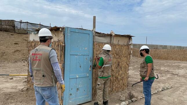 Ministerio de Cultura recuperó sector invadido de la Zona Arqueológica Monumental Los Huacos en la provincia de Huaura