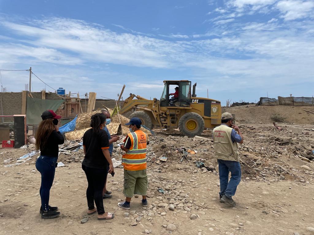 Ministerio de Cultura recuperó sector invadido de la Zona Arqueológica Monumental Los Huacos en la provincia de Huaura