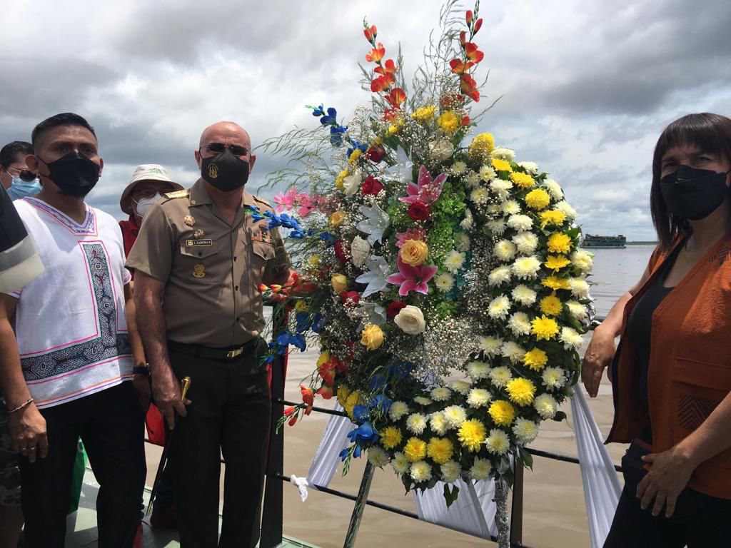 Viceministra Sonaly Tuesta participó en la ceremonia de aniversario del descubrimiento del Río Amazonas en Iquitos