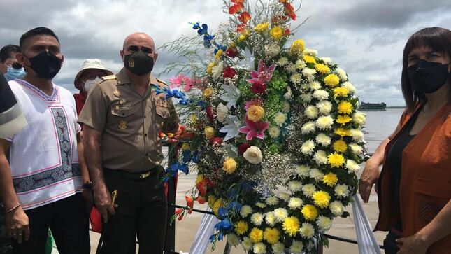 Viceministra Sonaly Tuesta participó en la ceremonia de aniversario del descubrimiento del Río Amazonas en Iquitos