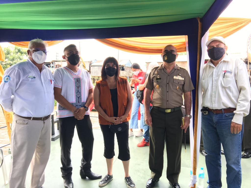 Viceministra Sonaly Tuesta participó en la ceremonia de aniversario del descubrimiento del Río Amazonas en Iquitos