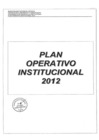 Vista preliminar de documento Plan Operativo Institucional (POI) 2012