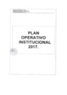 Vista preliminar de documento Plan Operativo Institucional (POI) 2017 - Parte I