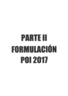 Vista preliminar de documento Plan Operativo Institucional (POI) 2017 - Parte II