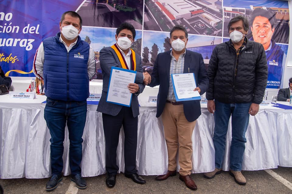 Gobierno regional entrega terreno para ejecución de Hospital III-1 de Huaraz