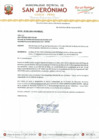 Vista preliminar de documento Municipalidad Distrital de San Jerónimo - Sindicato de Obreros Municipales de la Municipalidad Distrital de San Jerónimo – SITRAOSAJ