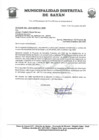 Vista preliminar de documento Municipalidad Distrital de Sayán - Sindicato de Trabajadores Municipales de la Municipalidad Distrital de Sayán – SITRAMUN