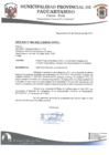 Vista preliminar de documento Municipalidad Provincial de Paucartambo - Sindicato de Trabajadores Municipales de la Municipalidad Provincial de Paucartambo – SITRAMUN-P