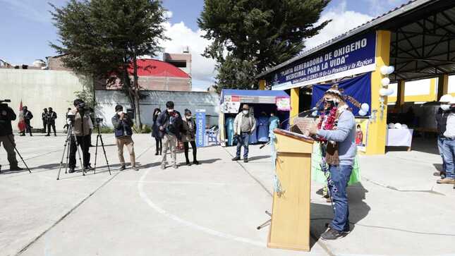 Ministro de Cultura inauguró planta de oxígeno y cadena de frío para el Pueblo Aimara en la región Puno