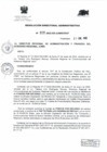 Vista preliminar de documento RESOLUCION DIRECTORAL ADMINISTRATIVA   29.PDF