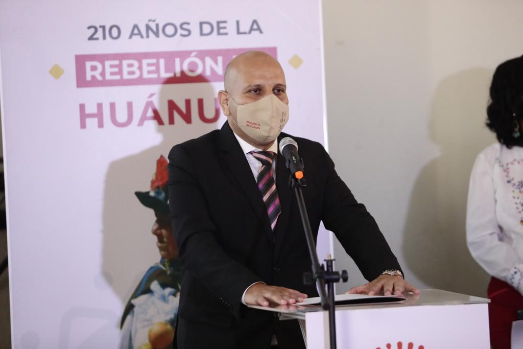 Ministro de Cultura en Huánuco: “Debemos rebelarnos contra la pandemia, contra la corrupción y contra la pobreza”