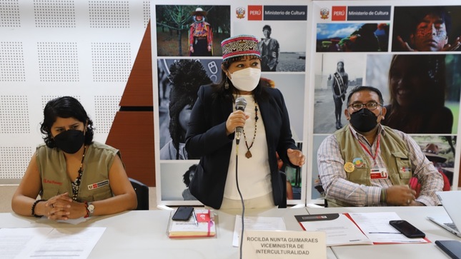 Ministerio de Cultura reafirma compromiso de construir un Estado Intercultural con participación de las organizaciones indígenas nacionales