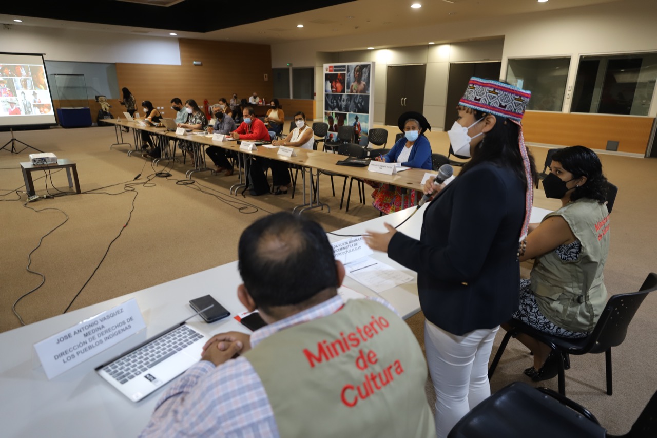Ministerio de Cultura reafirma compromiso de construir un Estado Intercultural con participación de las organizaciones indígenas nacionales
