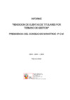 Vista preliminar de documento Informe de Rendición de cuentas de titulares por término de gestión.pdf