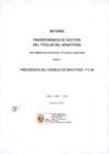 Vista preliminar de documento Informe de Transfrencia de Gestión del Titular del Ministerio.pdf