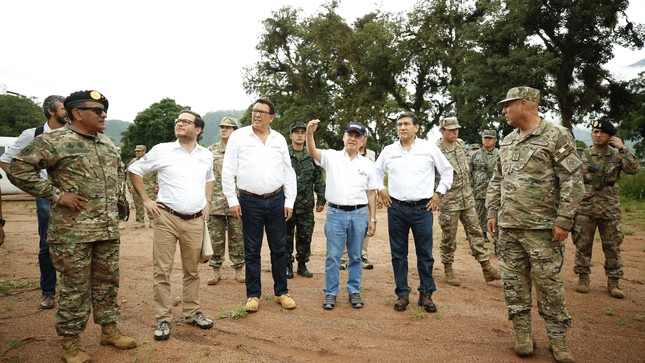 Premier César Villanueva en visita de trabajo que realizó en las regiones de Junín y Pasco