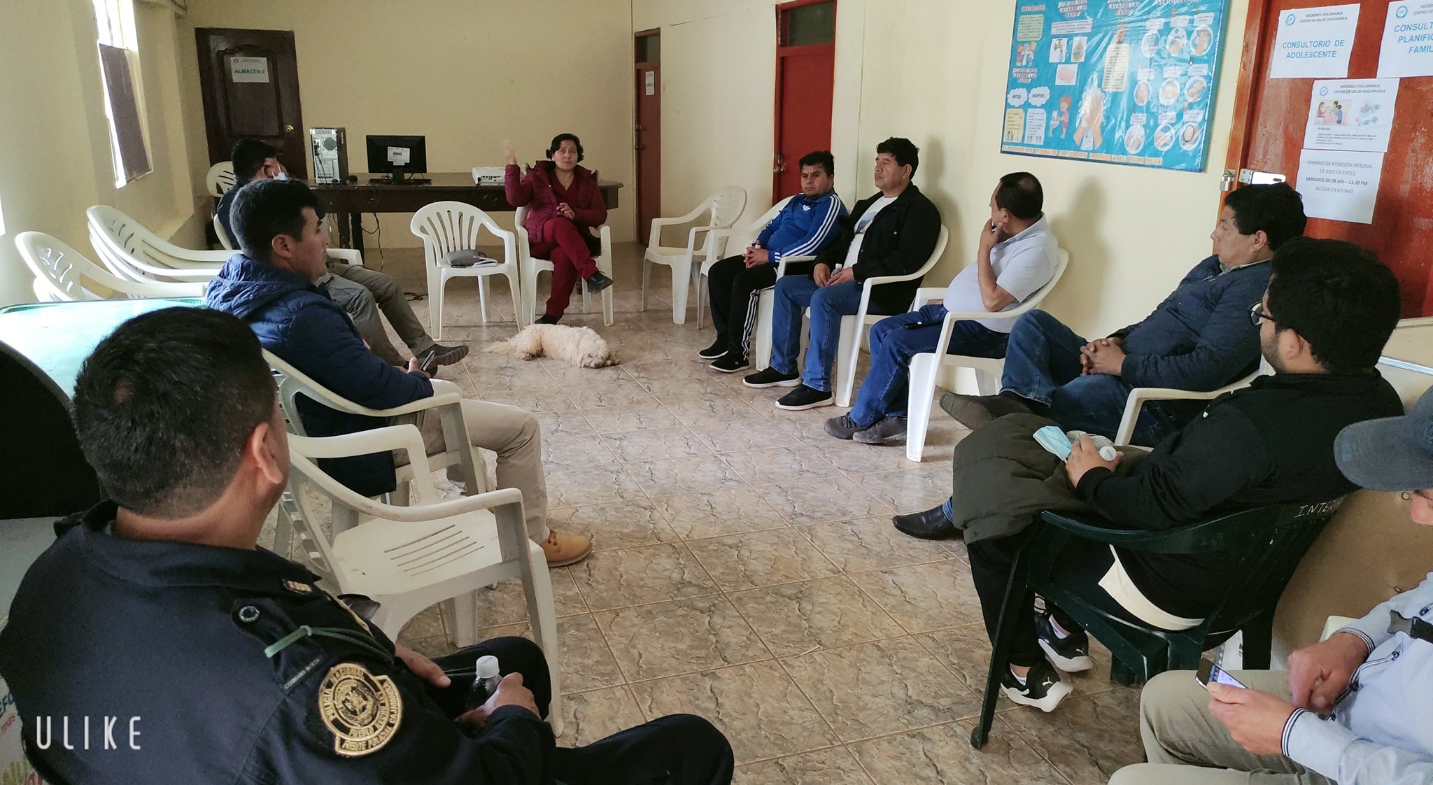 Imagen 4, Congresista visita los ambientes del Centro de Salud Chalamarca.