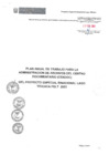 Vista preliminar de documento PLAN ANUAL DE TRABAJO PARA LA ADMINISTRACION DE ARCHIVOS DEL CENTRO DOCUMENTARIO (CENDOC).pdf