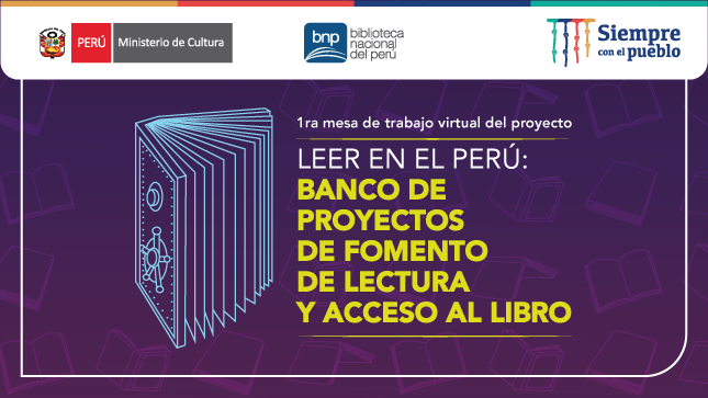 Ministerio de Cultura realiza mesa de trabajo del proyecto “Leer en el Perú: Banco de Proyectos de Fomento de Lectura y acceso al libro"