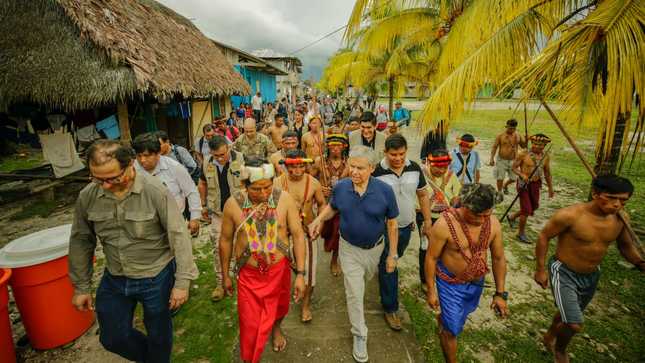 Premier César Villanueva instala mesa de trabajo multisectorial de la comunidad de Chapis y sus anexos