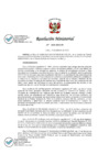 Vista preliminar de documento 0222-2022-IN (Otorgar ascenso póstumo excepcional al grado de suboficial Brigadier de Armas de la PNP Ulises Taipe Puclla).