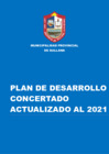 Vista preliminar de documento Plan de Desarrollo Municipal Concertado PDMC