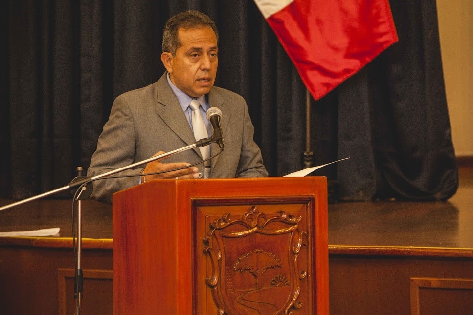 General César Gentille toma juramento a presidentes de Comités de Seguridad Ciduadana.