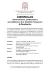 Vista preliminar de documento Comunicado - Sobre funciones, atribuciones y procedimientos de la Comisión Permanente de Fiscalización.pdf