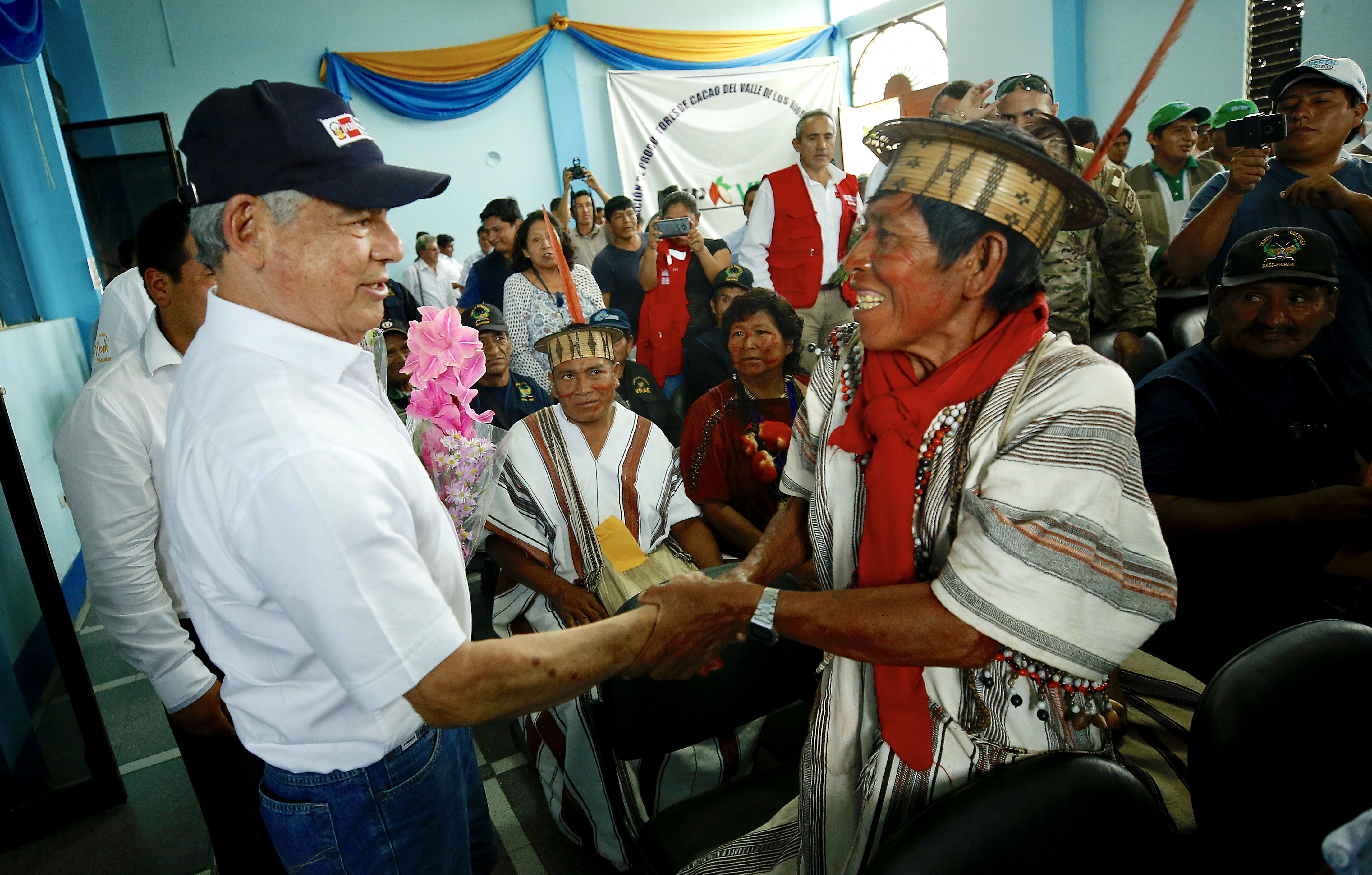 César Villanueva realiza visita de trabajo a Pichari, La Convención, Cusco
