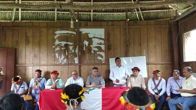 PCM lideró reunión de trabajo con representantes de pueblos amazónicos del Datem del Marañón