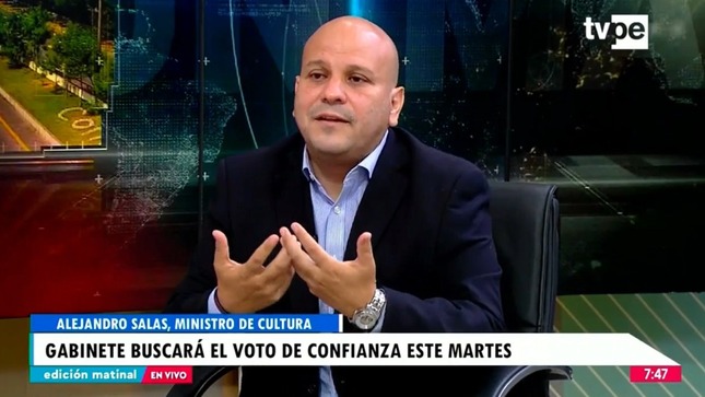 Ministro de Cultura: “Vamos al Congreso a buscar la paz política que necesita el país” 