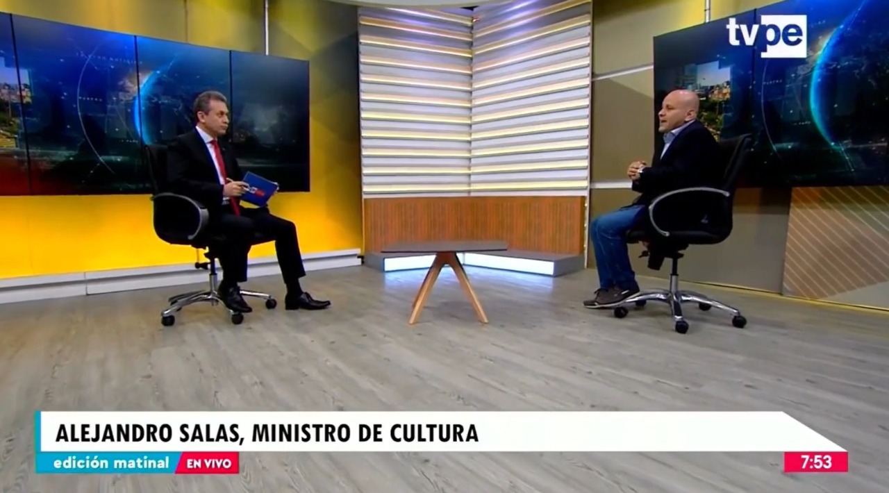 Ministro de Cultura: “Vamos al Congreso a buscar la paz política que necesita el país”