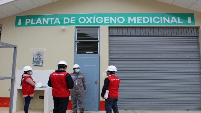 Contraloría alerta paralización de planta de oxígeno en Hospital Departamental de Huancavelica
