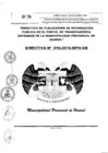 Vista preliminar de documento Directiva N° 016-2016-MPH-GM
