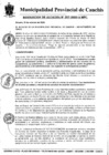 Vista preliminar de documento RESOLUCION DE ALCALDIA N° 257