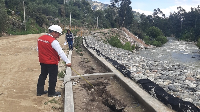 Contraloría identifica perjuicio por más de 1 millón de soles por deficiencias en obra de defensa ribereña