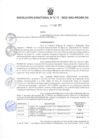 Vista preliminar de documento R.D. Nº 010-2022 APROBAR EL PRESUPUESTO ANALITICO Nº 01  SALDO .pdf