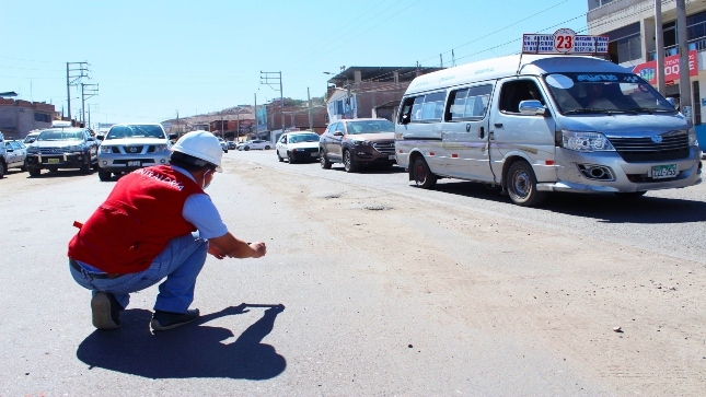 CGR evidenció que deficiente asfaltado de calles en San Antonio ocasionó pérdidas de 112 mil  soles en Mariscal Nieto