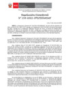 Vista preliminar de documento Resolución Directoral 159-2022-IPD/DINADAF Federación Deportiva Peruana de Tenis: Organización de eventos deportivos internacionales Año 2021.