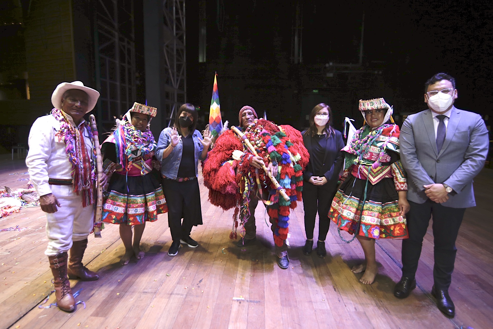Ministerio de Cultura acerca la tradición música y danzas del Ayllu Maqquera al público en el Gran Teatro Nacional