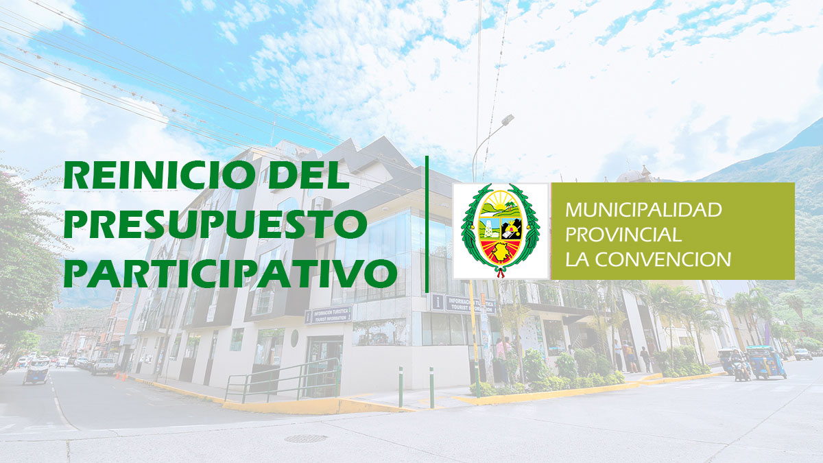 Reinicio del Presupuesto Participativo