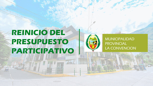 Reinicio del Presupuesto Participativo