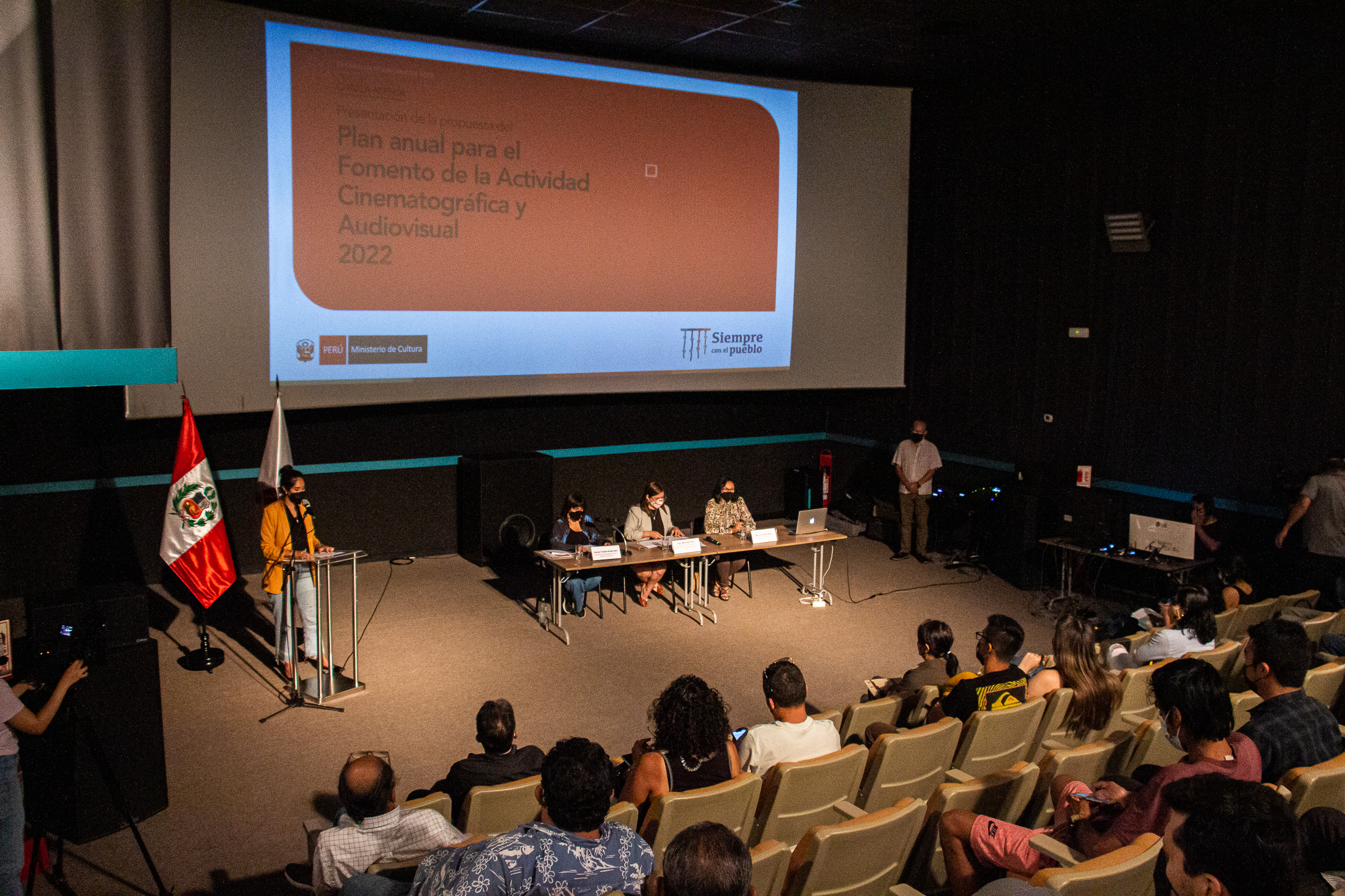 Ministerio de Cultura presentó la propuesta del plan anual para el fomento del sector cinematográfico y audiovisual 2022
