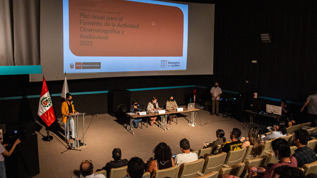 Ministerio de Cultura presentó la propuesta del plan anual para el fomento del sector cinematográfico y audiovisual 2022 