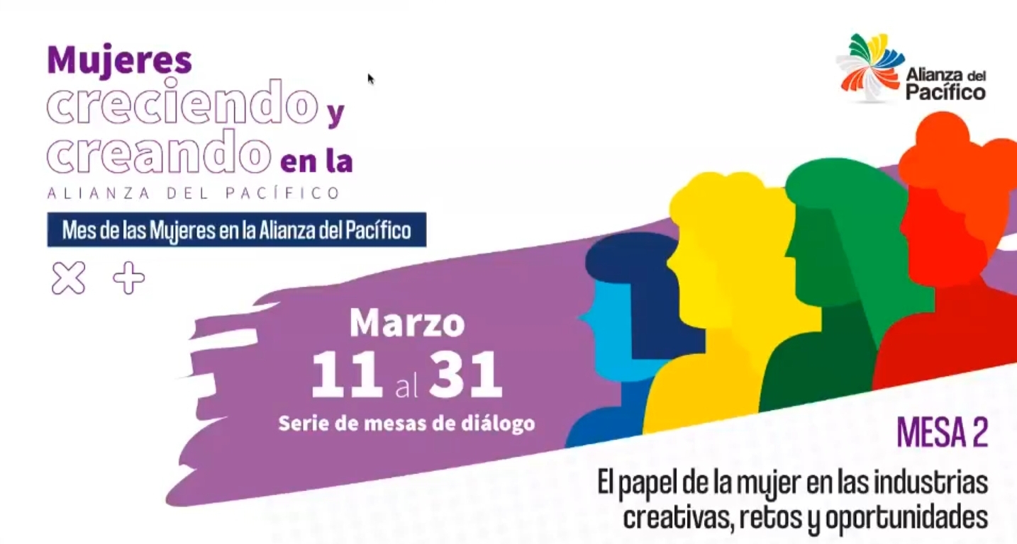 Ministerio de Cultura participó en mesa de diálogo de género organizada por la Alianza del Pacífico