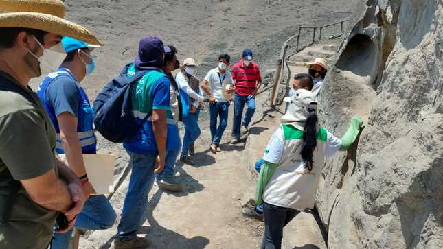 Ministerio de Cultura realizó visita técnica a patrimonio arqueológico en Villa María del Triunfo