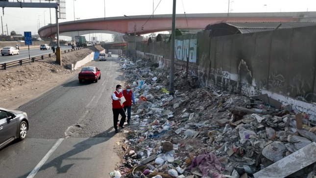 Auditores evidencian presencia de residuos sólidos en el distrito del Rímac, como parte del operativo “Prestación del Servicio de Limpieza Pública en Municipalidades”